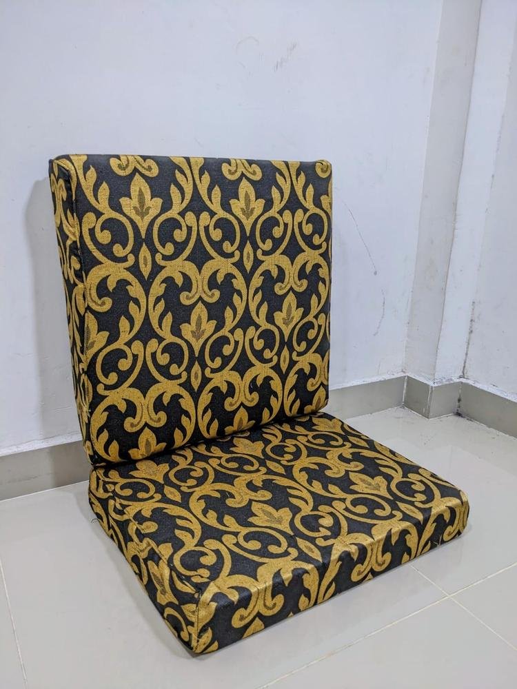 Black Gold Damask Jacquard Sofa Cushions Pakistan